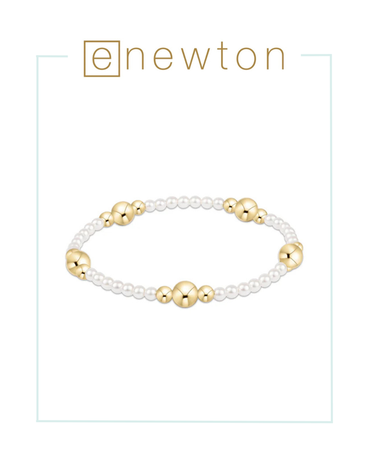 Enewton Purpose Gold 6mm Pearl Bracelet