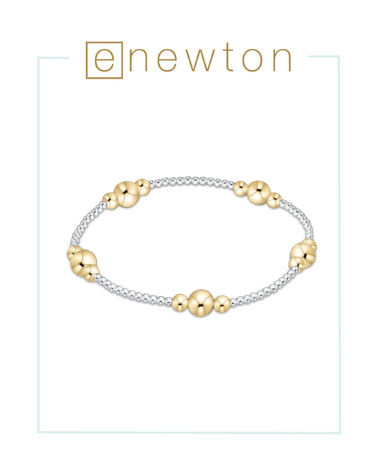E Newton Purpose Gold Bead Bracelet - Mixed Metal-Bracelets-ENEWTON-The Village Shoppe, Women’s Fashion Boutique, Shop Online and In Store - Located in Muscle Shoals, AL.