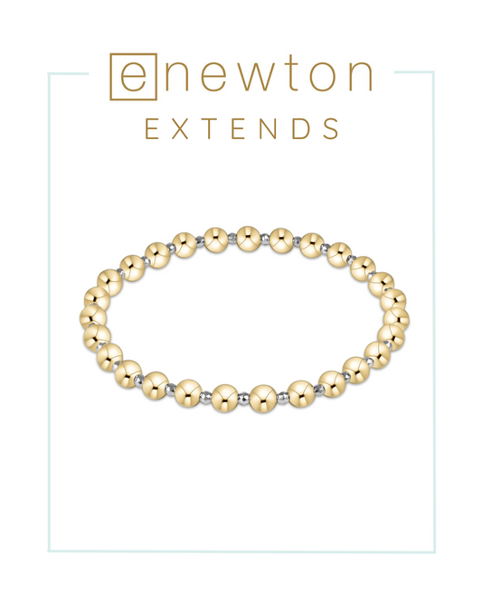 E Newton | Extends | Grateful Pattern Silver Faceted Hematite Bead Bracelet-Bracelets-ENEWTON-The Village Shoppe, Women’s Fashion Boutique, Shop Online and In Store - Located in Muscle Shoals, AL.