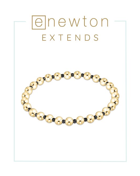 E Newton | Extends | Grateful Pattern Faceted Hematite Bead Bracelet-Bracelets-ENEWTON-The Village Shoppe, Women’s Fashion Boutique, Shop Online and In Store - Located in Muscle Shoals, AL.