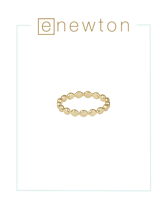 Classic Gold 2.5mm Beaded Disc Ring-Ring-ENEWTON-The Village Shoppe, Women’s Fashion Boutique, Shop Online and In Store - Located in Muscle Shoals, AL.