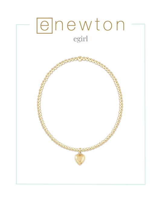 Enewton | EGirl | Classic Gold 2mm Bracelet - Love Plush Small Gold Charm-Bracelets-ENEWTON-The Village Shoppe, Women’s Fashion Boutique, Shop Online and In Store - Located in Muscle Shoals, AL.