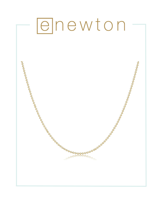 E Newton Classic Beaded Chain Choker - Gold-Necklaces-ENEWTON-The Village Shoppe, Women’s Fashion Boutique, Shop Online and In Store - Located in Muscle Shoals, AL.