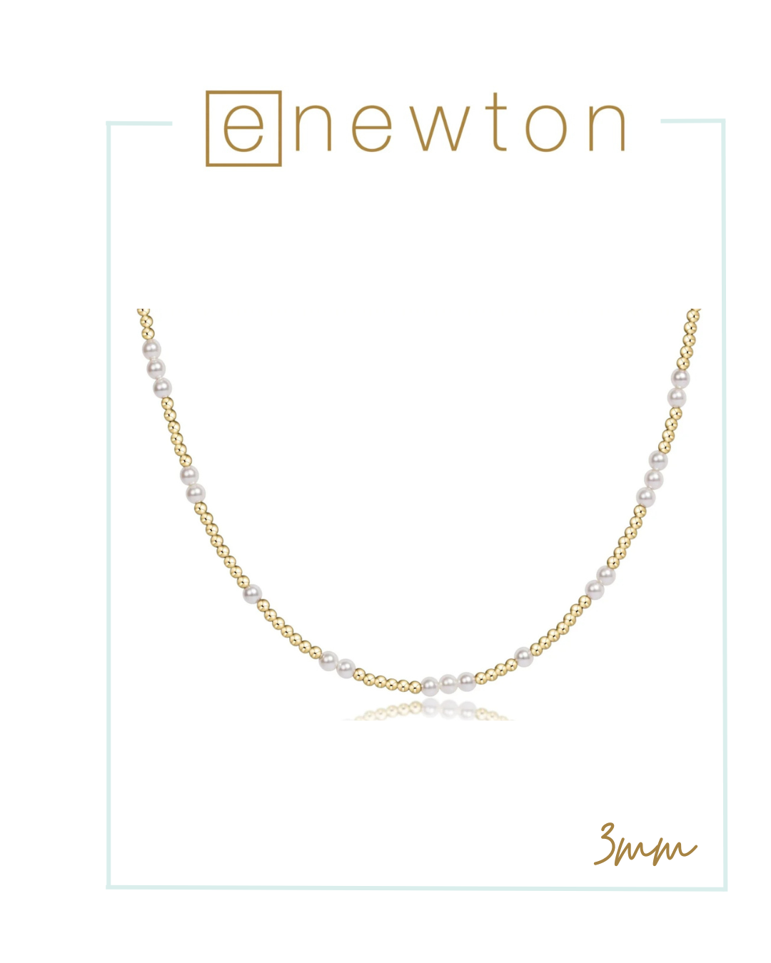 E Newton 15" Choker Hope Unwritten - Pearl-Necklaces-ENEWTON-The Village Shoppe, Women’s Fashion Boutique, Shop Online and In Store - Located in Muscle Shoals, AL.