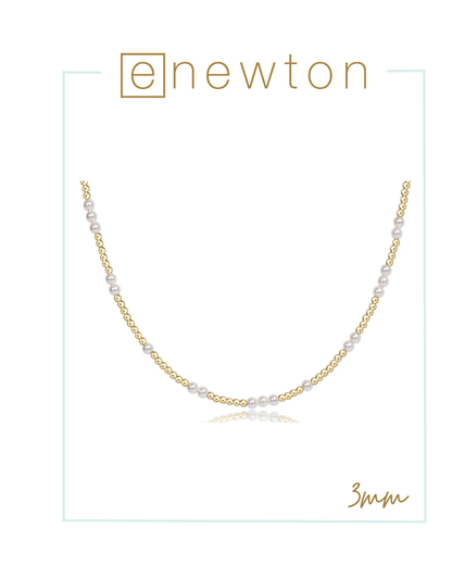 E Newton 15" Choker Hope Unwritten - Pearl-Necklaces-ENEWTON-The Village Shoppe, Women’s Fashion Boutique, Shop Online and In Store - Located in Muscle Shoals, AL.