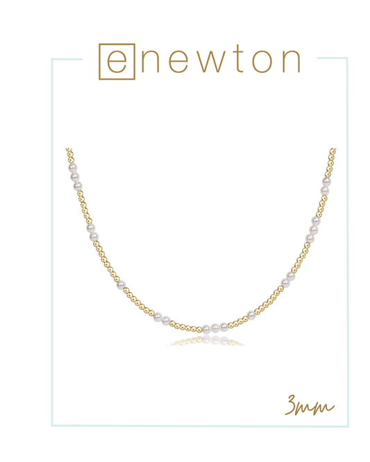 E Newton 15" Choker Hope Unwritten - Pearl-Necklaces-ENEWTON-The Village Shoppe, Women’s Fashion Boutique, Shop Online and In Store - Located in Muscle Shoals, AL.