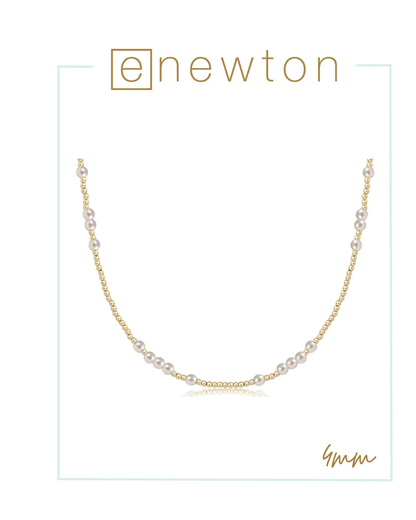 E Newton 15" Choker Hope Unwritten - Pearl-Necklaces-ENEWTON-The Village Shoppe, Women’s Fashion Boutique, Shop Online and In Store - Located in Muscle Shoals, AL.