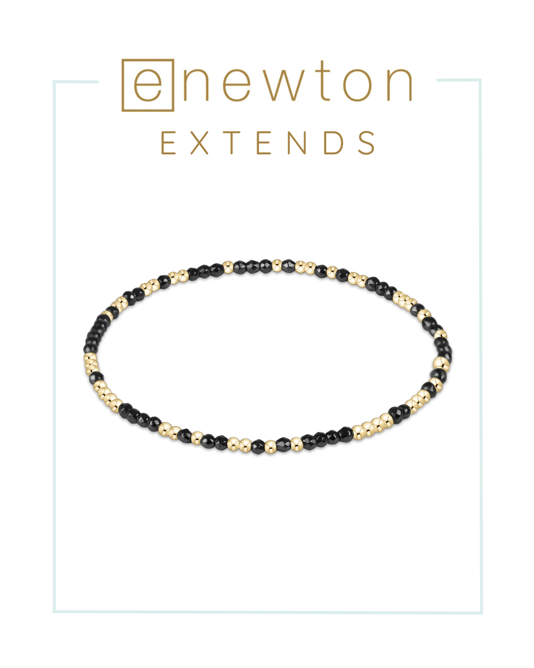 E Newton | Extends | Hope Unwritten Faceted Hematite Bead Bracelet-Bracelets-ENEWTON-The Village Shoppe, Women’s Fashion Boutique, Shop Online and In Store - Located in Muscle Shoals, AL.