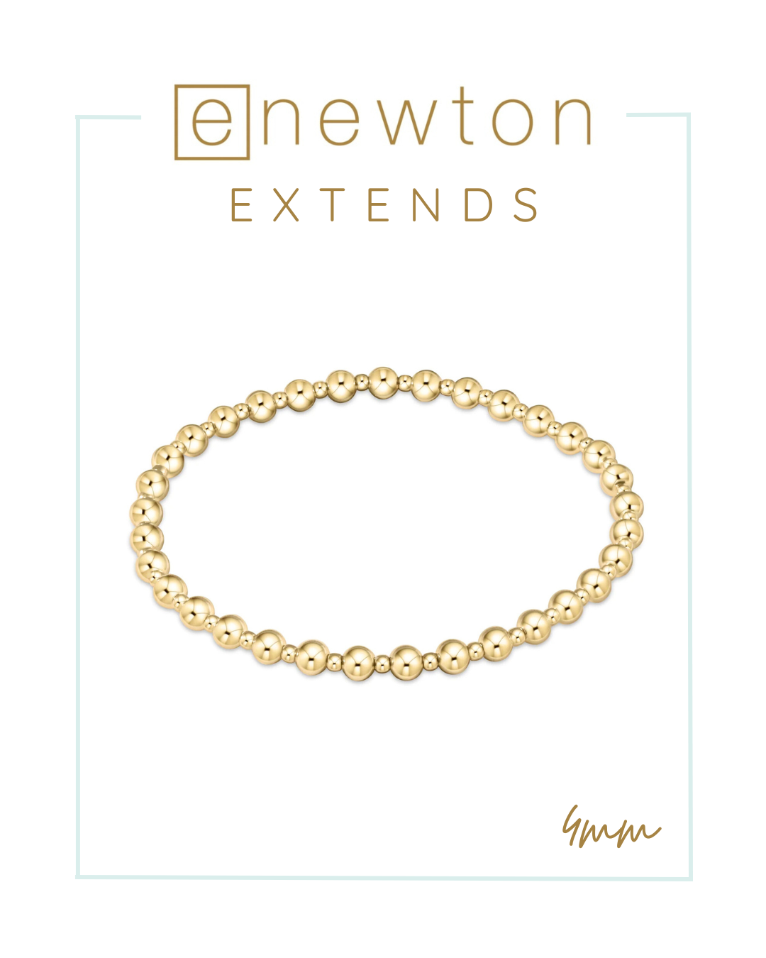 E Newton | Extends | Classic Grateful Pattern Bracelet - Gold-Bracelets-ENEWTON-The Village Shoppe, Women’s Fashion Boutique, Shop Online and In Store - Located in Muscle Shoals, AL.