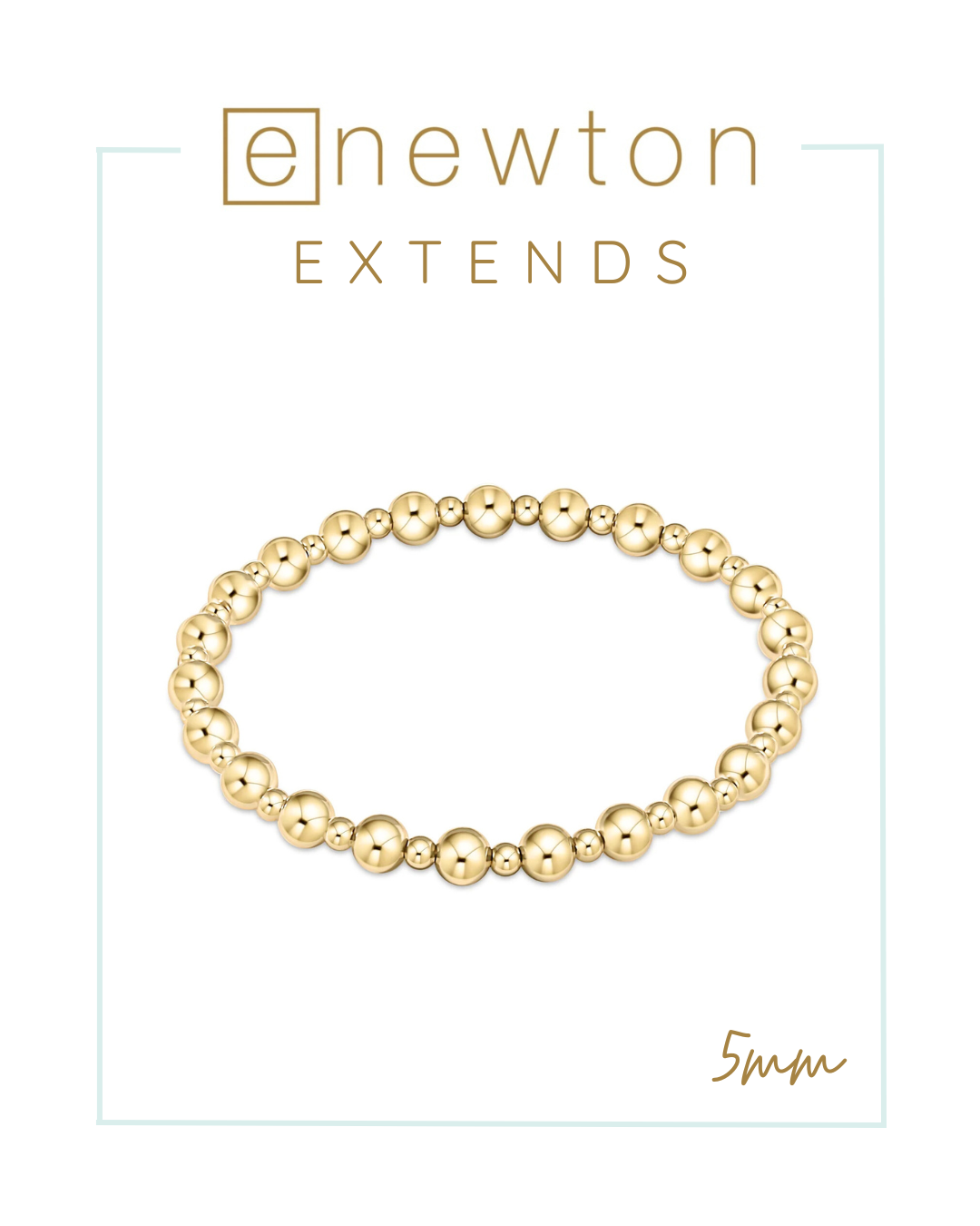 E Newton | Extends | Classic Grateful Pattern Bracelet - Gold-Bracelets-ENEWTON-The Village Shoppe, Women’s Fashion Boutique, Shop Online and In Store - Located in Muscle Shoals, AL.