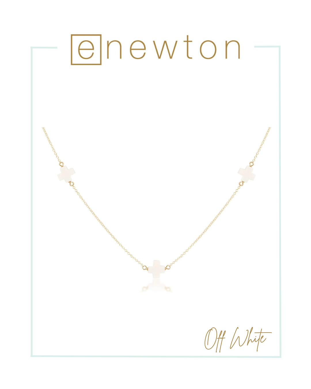 Enewton Choker Simplicity Chain Gold - Signature Cross-Necklaces-ENEWTON-The Village Shoppe, Women’s Fashion Boutique, Shop Online and In Store - Located in Muscle Shoals, AL.