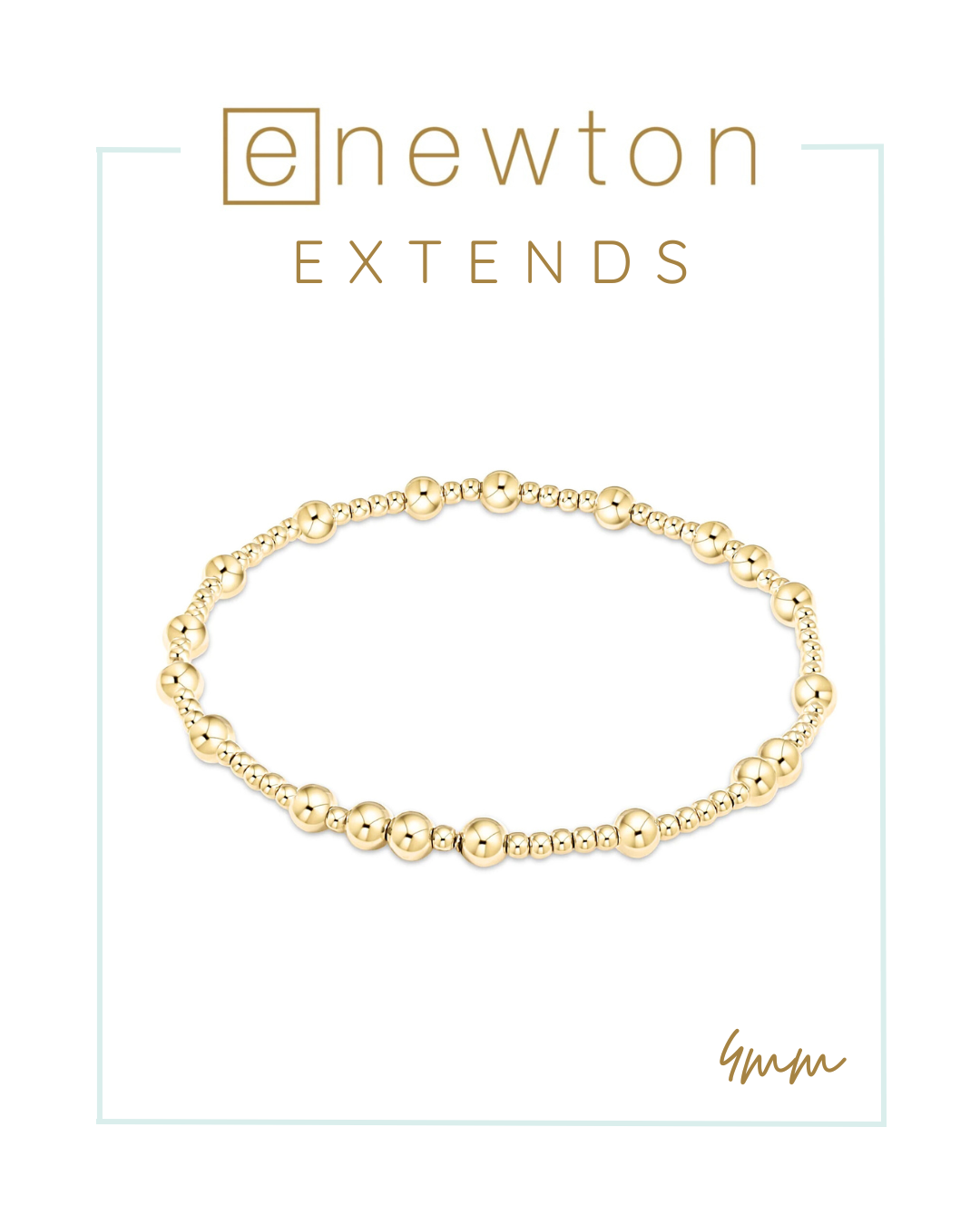E Newton | Extends | Hope Unwritten Bracelet - Gold-Bracelets-ENEWTON-The Village Shoppe, Women’s Fashion Boutique, Shop Online and In Store - Located in Muscle Shoals, AL.