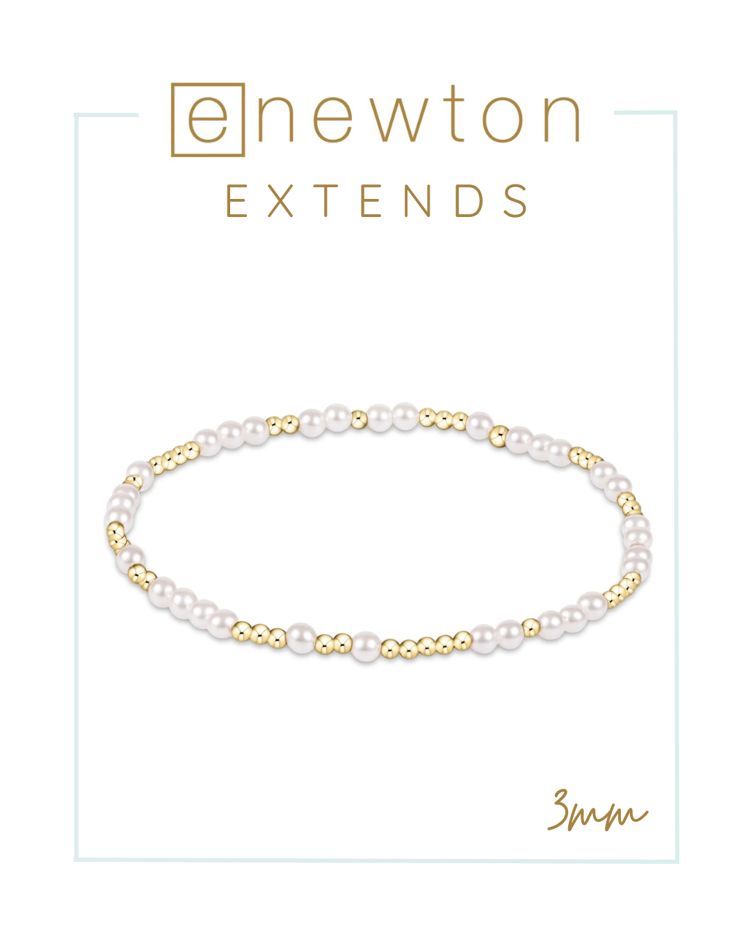 E Newton | Extends | Hope Unwritten Bracelet - Pearl-Bracelets-ENEWTON-The Village Shoppe, Women’s Fashion Boutique, Shop Online and In Store - Located in Muscle Shoals, AL.