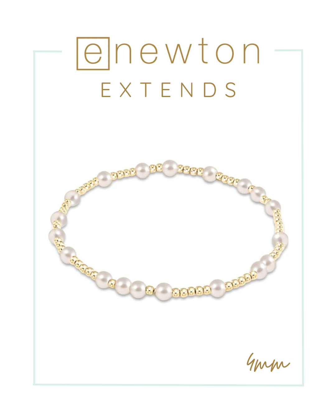E Newton | Extends | Hope Unwritten Bracelet - Pearl-Bracelets-ENEWTON-The Village Shoppe, Women’s Fashion Boutique, Shop Online and In Store - Located in Muscle Shoals, AL.