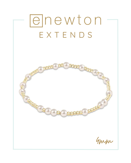 E Newton | Extends | Hope Unwritten Bracelet - Pearl-Bracelets-ENEWTON-The Village Shoppe, Women’s Fashion Boutique, Shop Online and In Store - Located in Muscle Shoals, AL.