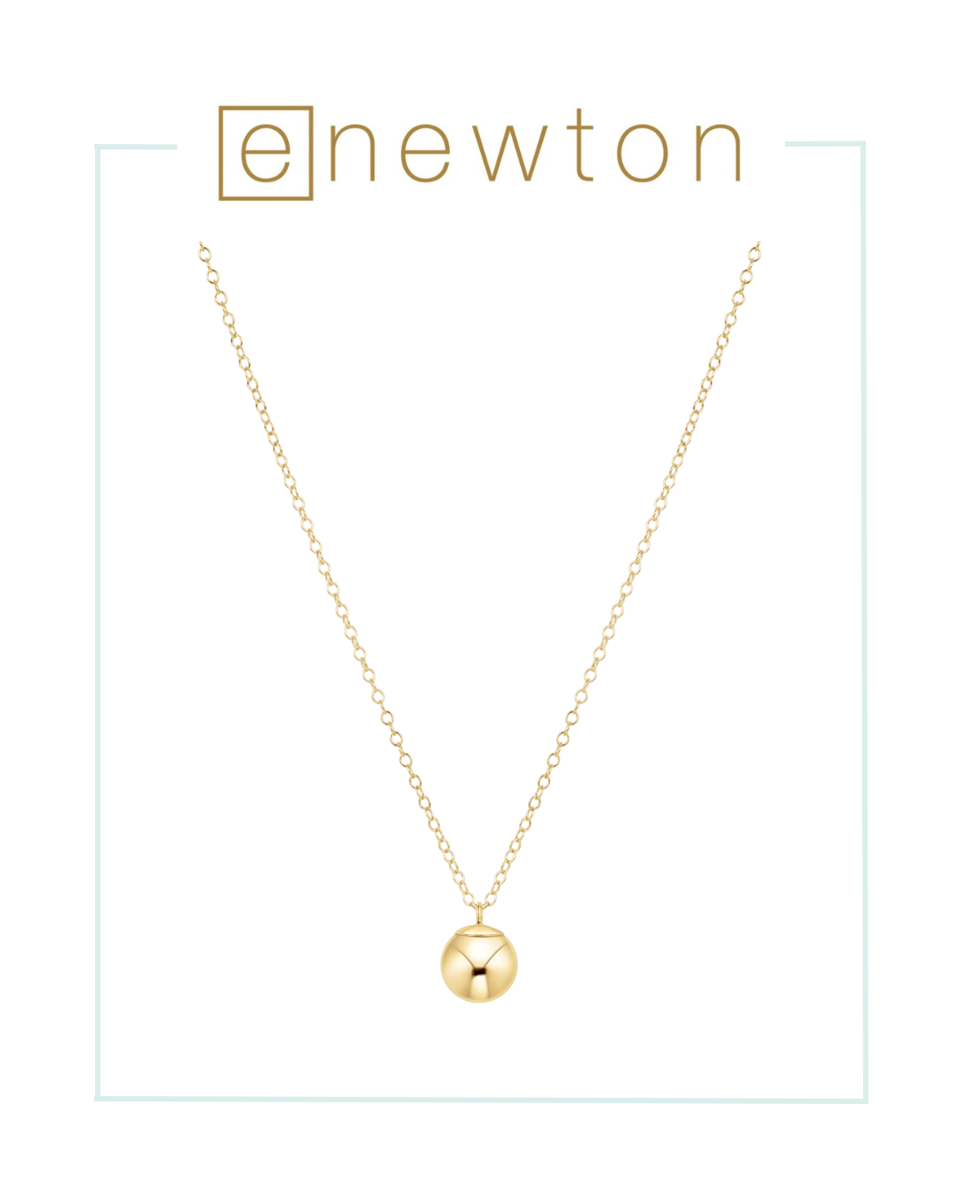 Enewton 16" Necklace Gold - Classic Gold 10mm Charm-Necklaces-ENEWTON-The Village Shoppe, Women’s Fashion Boutique, Shop Online and In Store - Located in Muscle Shoals, AL.