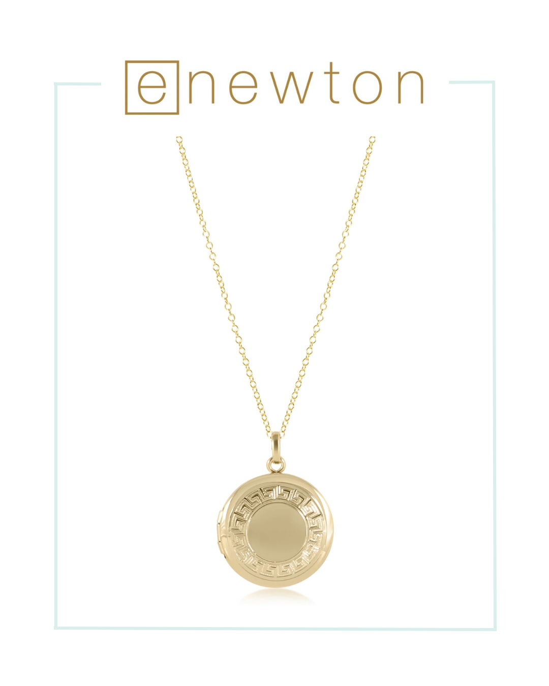 Enewton 16" Necklace Gold - Cherish Small Gold Locket