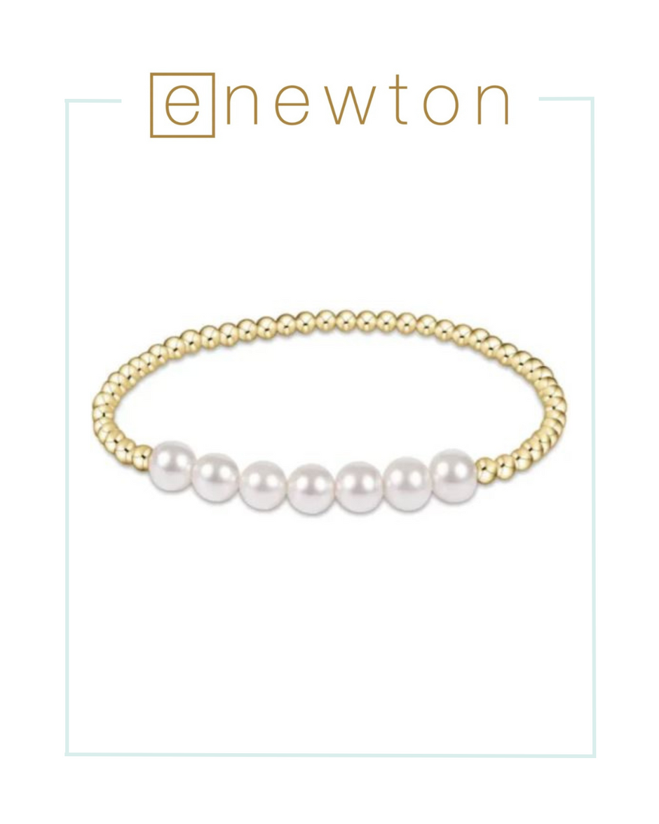 Classic Blissful Pattern 2.5mm Bead Bracelet - 3mm Pearl main image 1