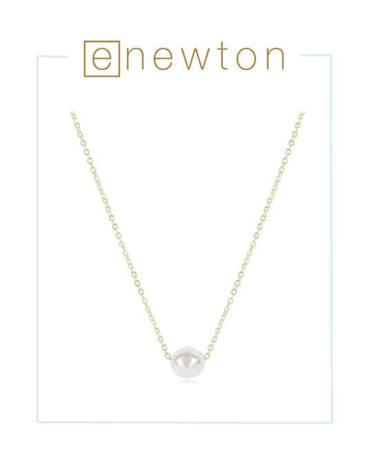 E Newton 16" Admire Pearl Necklace - Gold-Necklaces-ENEWTON-The Village Shoppe, Women’s Fashion Boutique, Shop Online and In Store - Located in Muscle Shoals, AL.