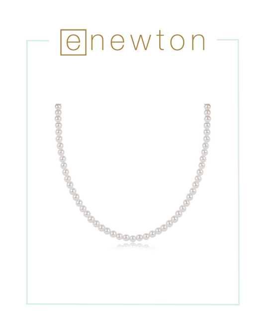 E Newton 17" Classic Pearl Bead Choker-Necklaces-ENEWTON-The Village Shoppe, Women’s Fashion Boutique, Shop Online and In Store - Located in Muscle Shoals, AL.