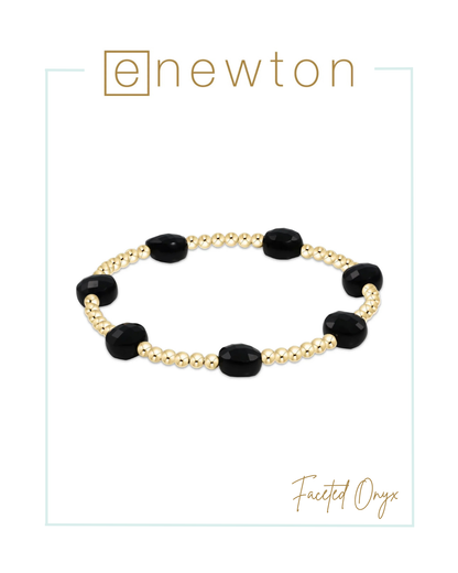 E Newton Admire Gold Pattern 3mm Bead Bracelet - Gemstones-Bracelets-ENEWTON-The Village Shoppe, Women’s Fashion Boutique, Shop Online and In Store - Located in Muscle Shoals, AL.