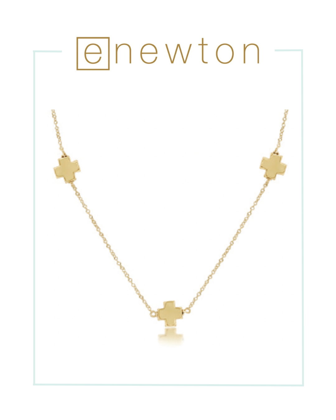 Enewton Choker Simplicity Chain Gold - Signature Cross-Necklaces-ENEWTON-The Village Shoppe, Women’s Fashion Boutique, Shop Online and In Store - Located in Muscle Shoals, AL.