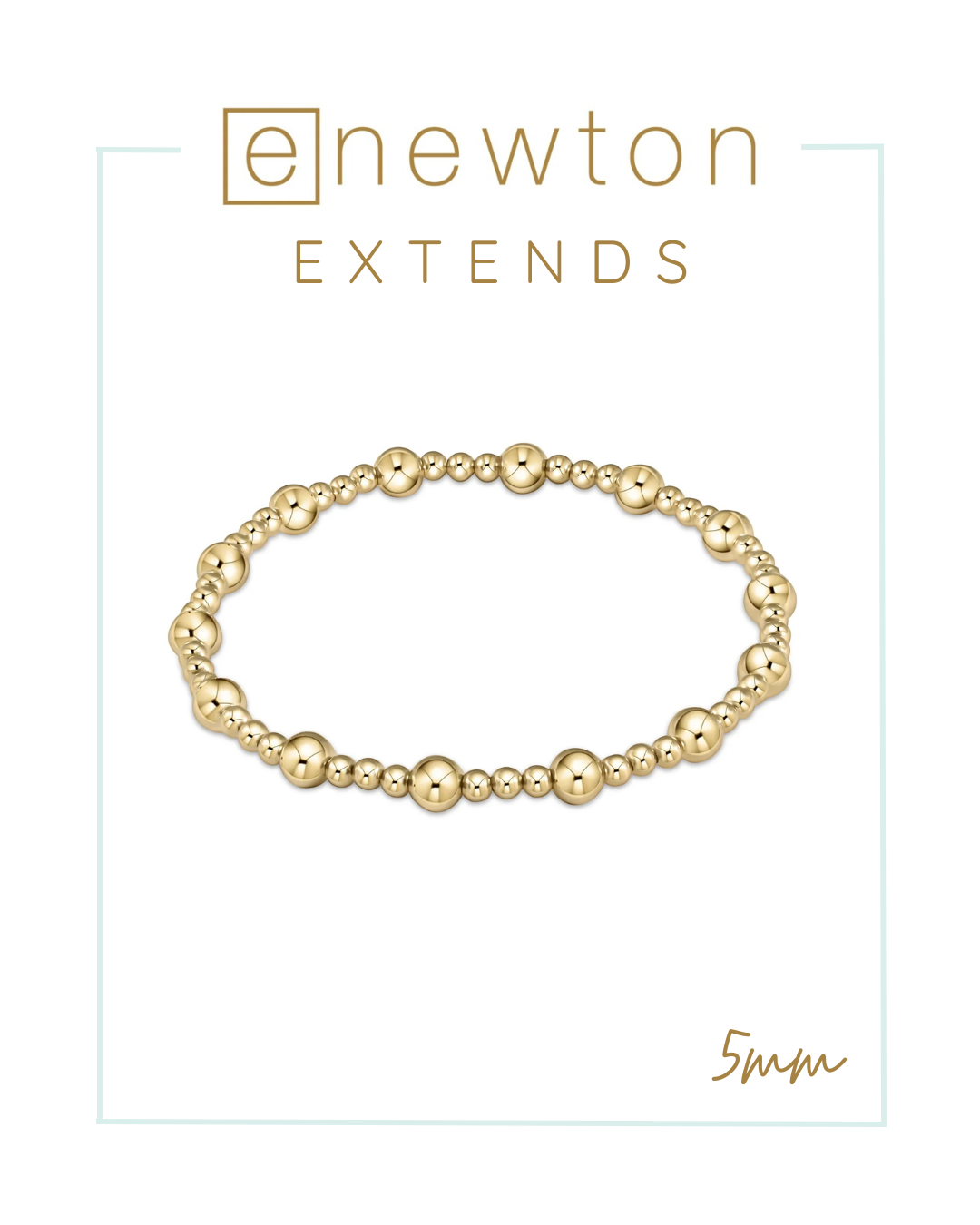 E Newton | Extends | Classic Sincerity Pattern Bracelet - Gold-Bracelets-ENEWTON-The Village Shoppe, Women’s Fashion Boutique, Shop Online and In Store - Located in Muscle Shoals, AL.