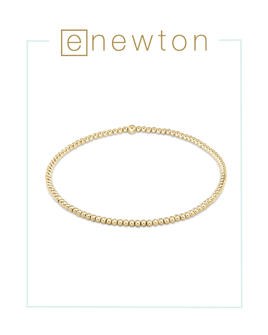 Enewton Classic Gold 2mm Bead Bracelet-Bracelets-ENEWTON-The Village Shoppe, Women’s Fashion Boutique, Shop Online and In Store - Located in Muscle Shoals, AL.