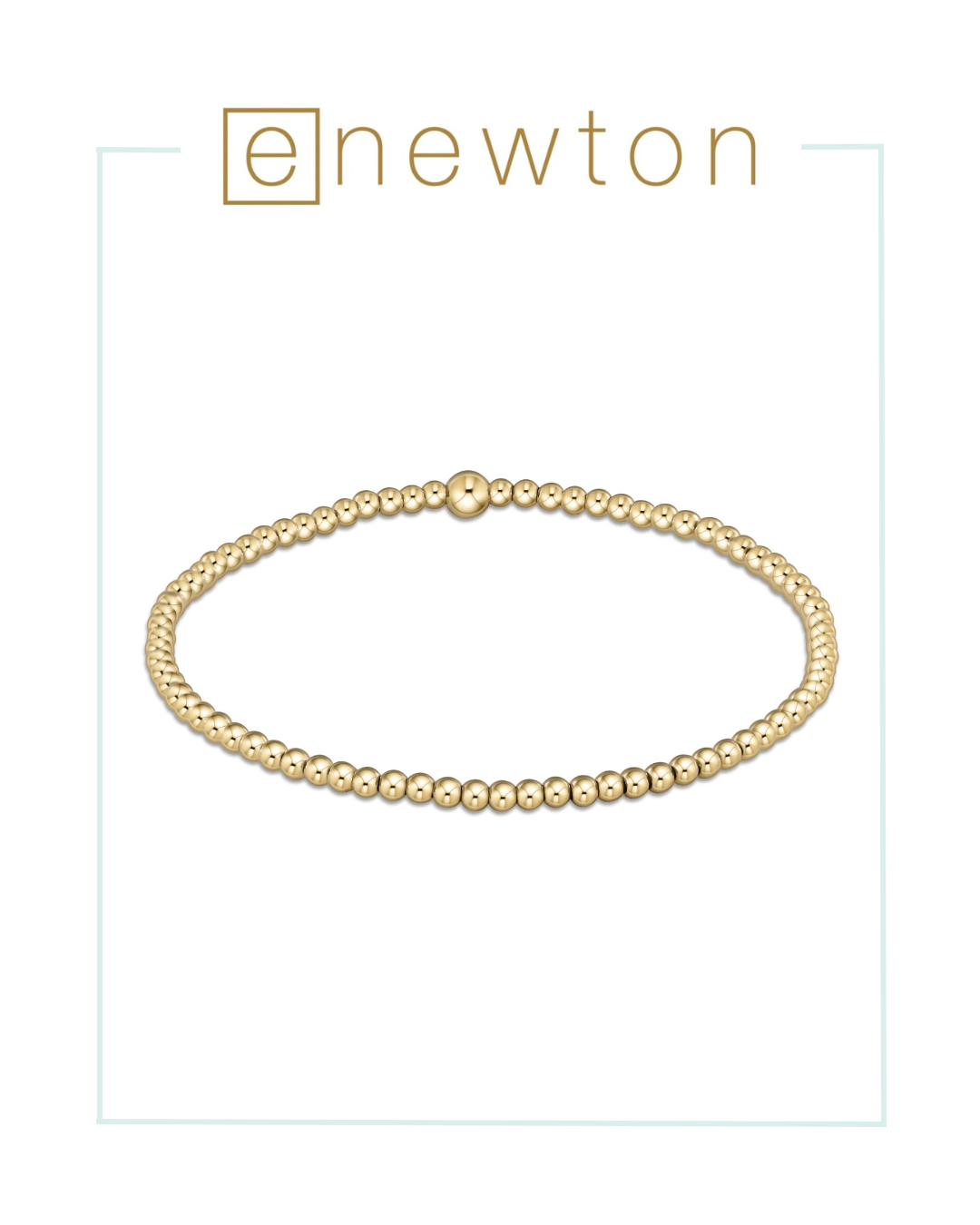 Enewton Classic Gold 2.5mm Bead Bracelet-Bracelets-ENEWTON-The Village Shoppe, Women’s Fashion Boutique, Shop Online and In Store - Located in Muscle Shoals, AL.