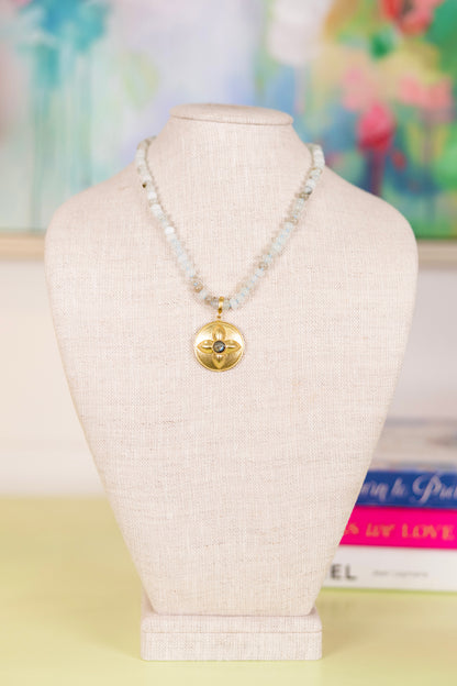 Toes in the Sand Pendant Necklace-Necklaces-AF Design Group-The Village Shoppe, Women’s Fashion Boutique, Shop Online and In Store - Located in Muscle Shoals, AL.
