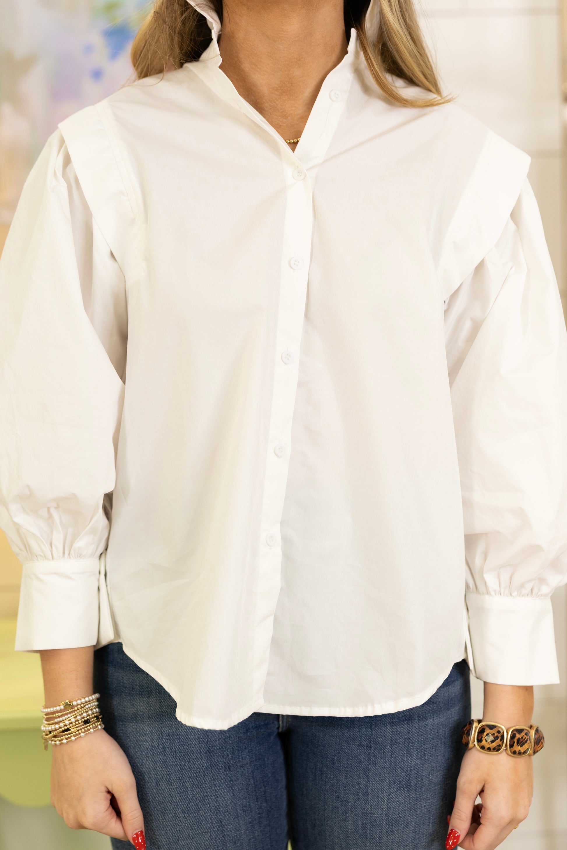 The Alder Button-Down-Long Sleeves-Elle Grey-The Village Shoppe, Women’s Fashion Boutique, Shop Online and In Store - Located in Muscle Shoals, AL.