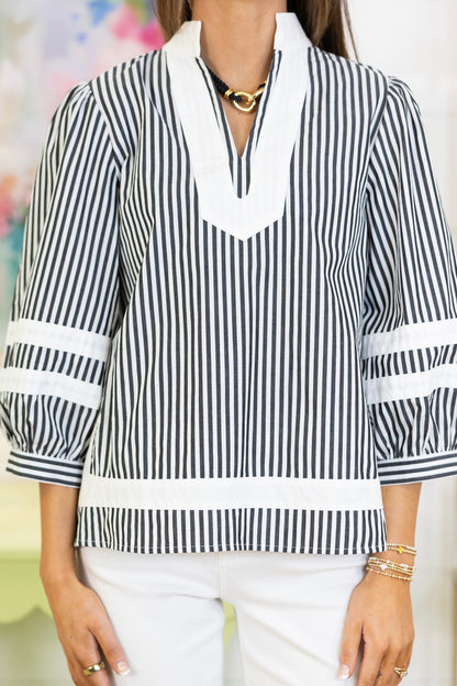 The Mitchell Top-3/4 Sleeves-Jodifl-The Village Shoppe, Women’s Fashion Boutique, Shop Online and In Store - Located in Muscle Shoals, AL.