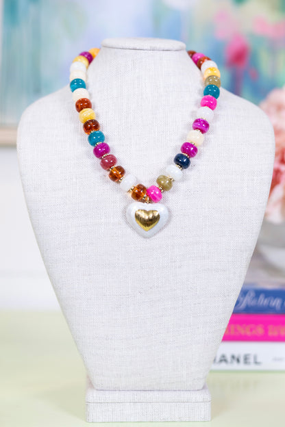 Love Story Pendant Necklace-Necklaces-Hart Designs-The Village Shoppe, Women’s Fashion Boutique, Shop Online and In Store - Located in Muscle Shoals, AL.