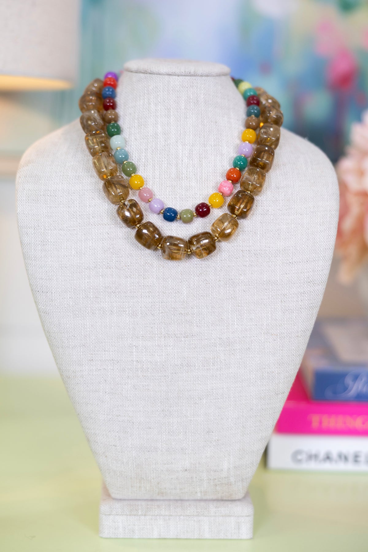Seal the Deal Beaded Necklace-Necklaces-Hart Designs-The Village Shoppe, Women’s Fashion Boutique, Shop Online and In Store - Located in Muscle Shoals, AL.