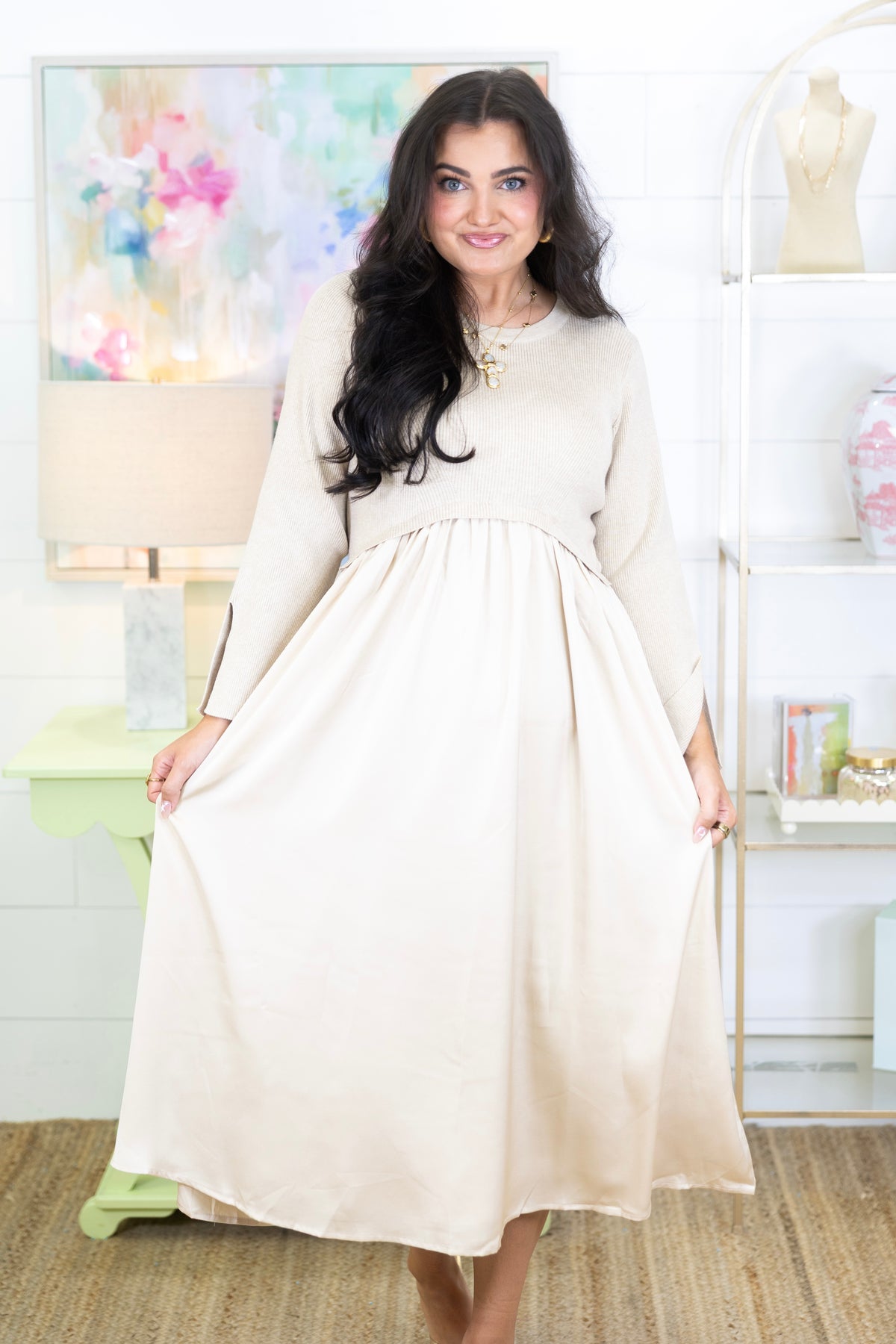 Best Dressed Midi Dress-Midi Dress-Jodifl-The Village Shoppe, Women’s Fashion Boutique, Shop Online and In Store - Located in Muscle Shoals, AL.