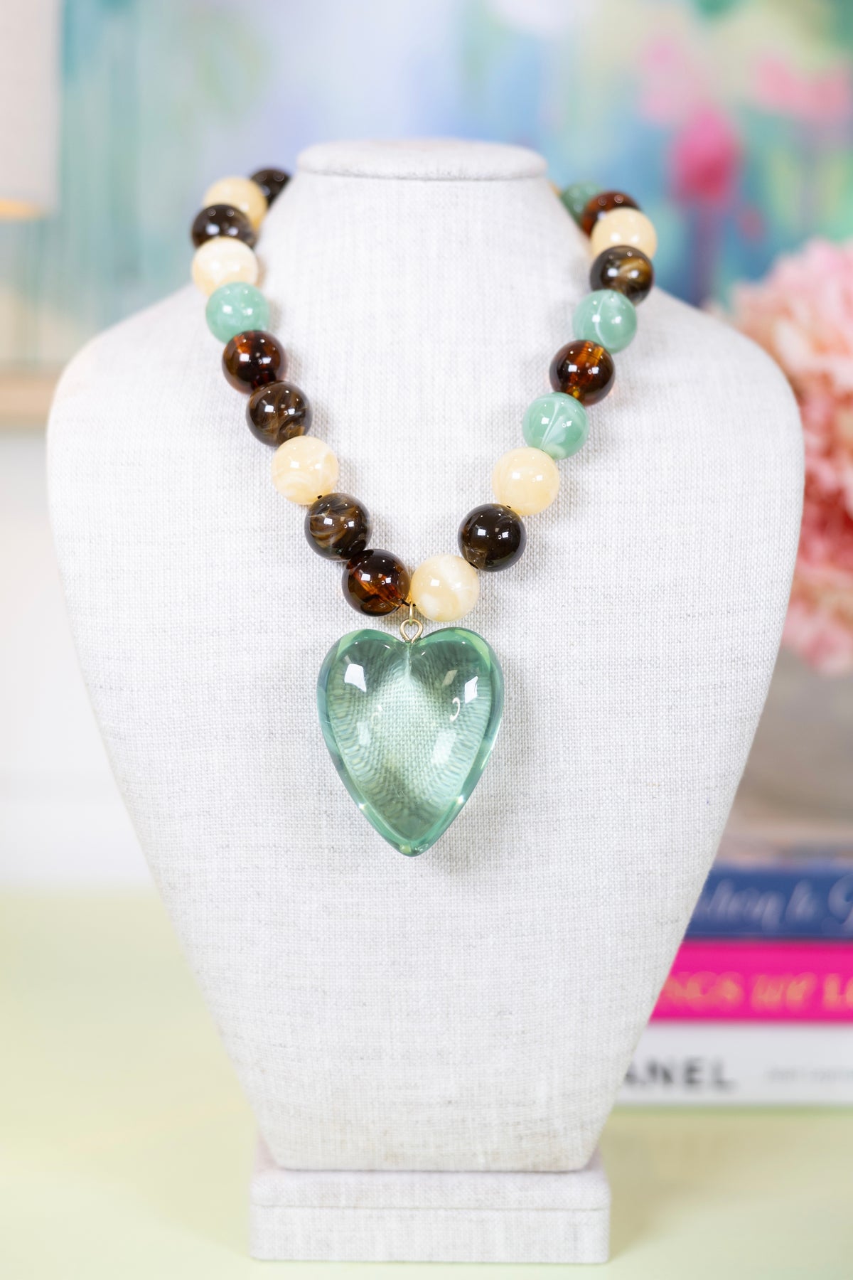 Love at Large Pendant Necklace-Necklaces-Hart Designs-The Village Shoppe, Women’s Fashion Boutique, Shop Online and In Store - Located in Muscle Shoals, AL.