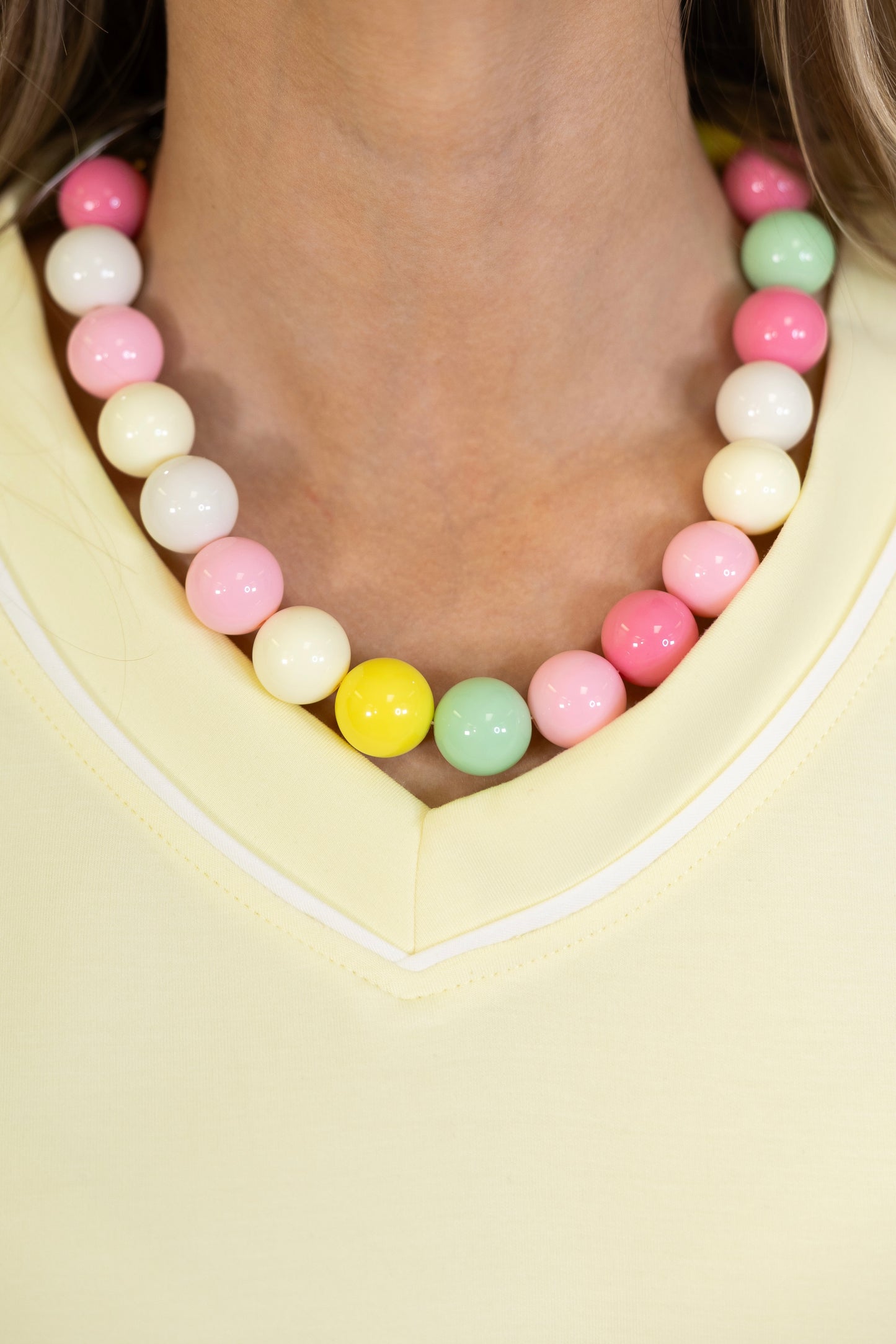 Social Hour Beaded Necklace-Necklaces-Hart Designs-The Village Shoppe, Women’s Fashion Boutique, Shop Online and In Store - Located in Muscle Shoals, AL.