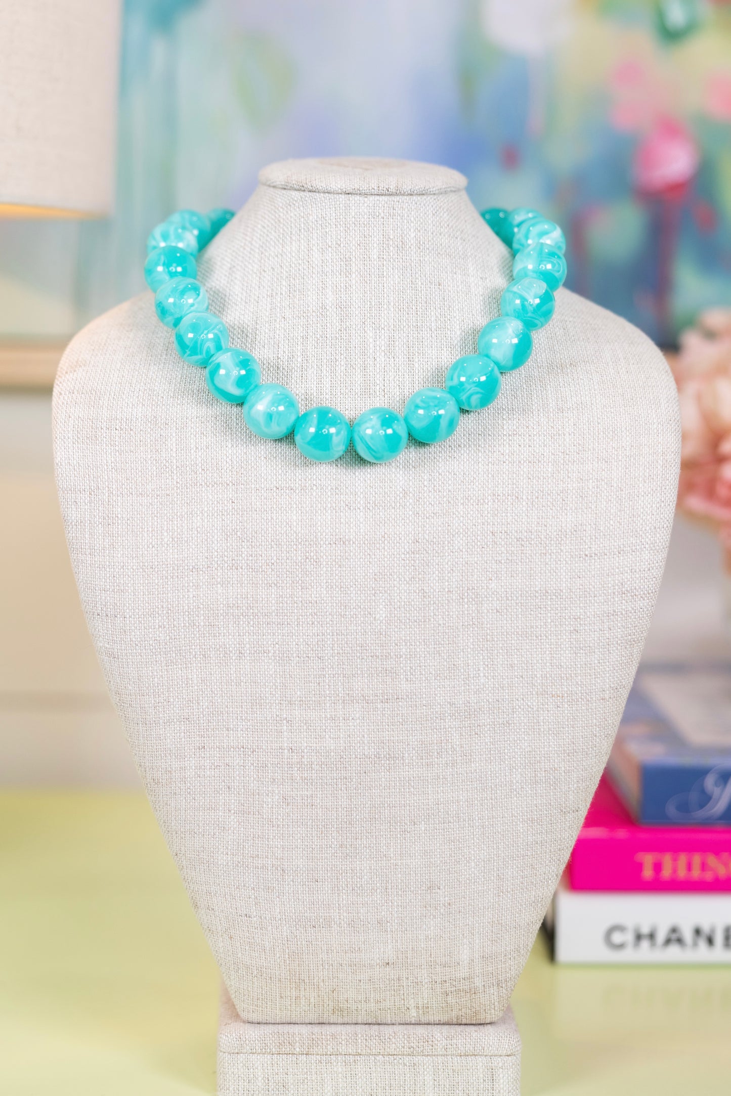 Sweet Tart Beaded Necklace-Necklaces-Hart Designs-The Village Shoppe, Women’s Fashion Boutique, Shop Online and In Store - Located in Muscle Shoals, AL.