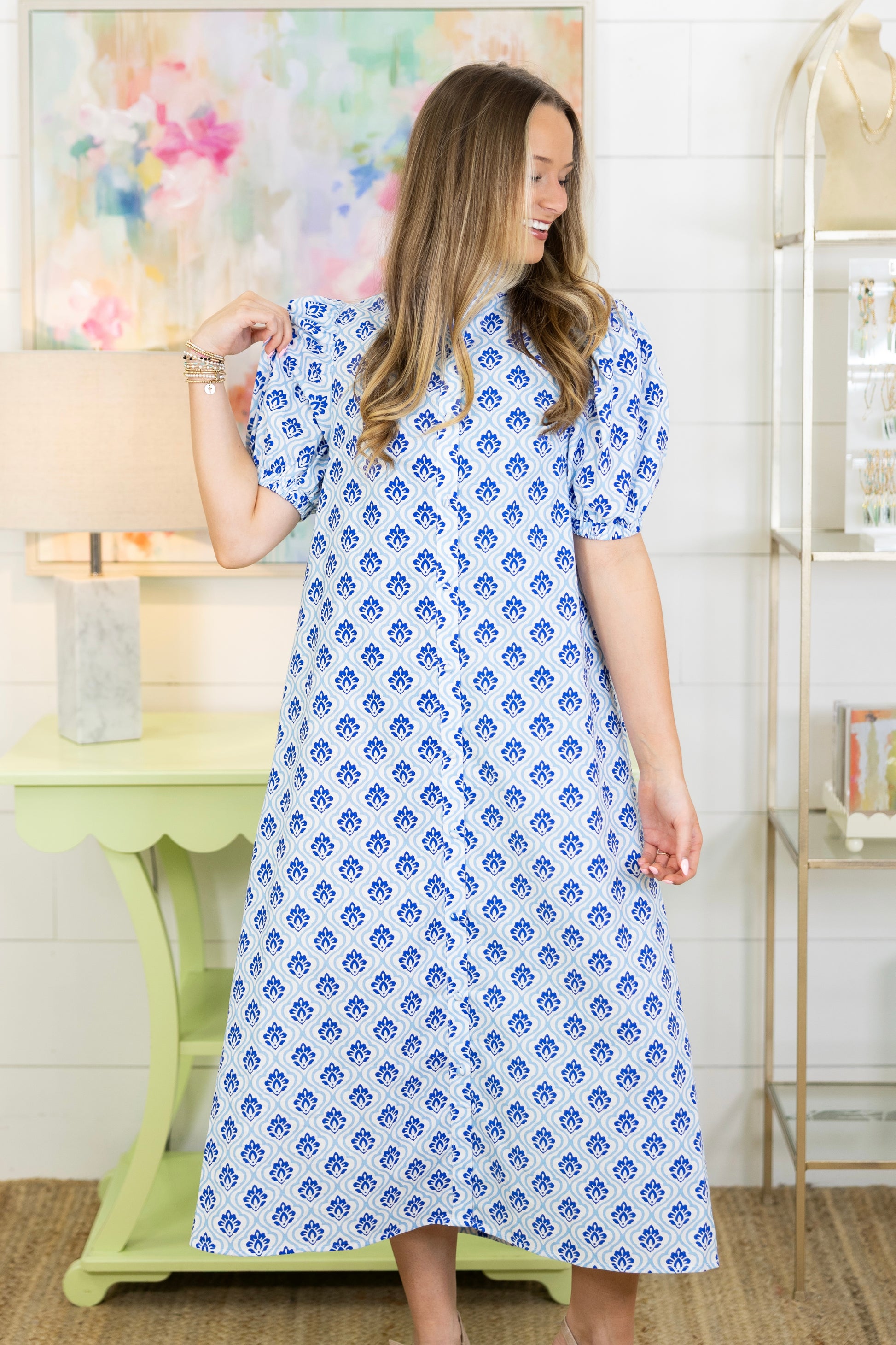 The Colette Midi Dress-Midi Dress-Gigio-The Village Shoppe, Women’s Fashion Boutique, Shop Online and In Store - Located in Muscle Shoals, AL.