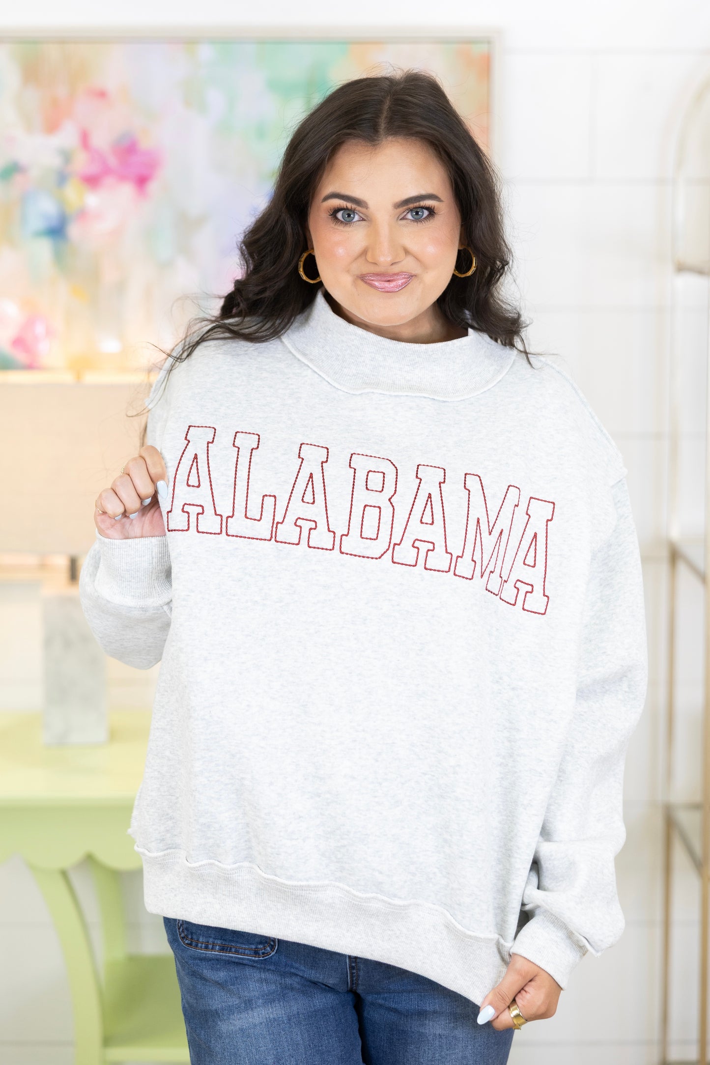 Bama Bound Mockneck Sweatshirt