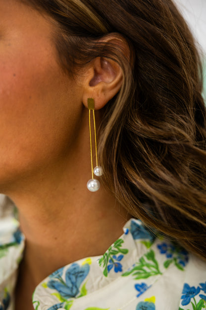 The Sutton Chain Earrings-Earrings-Golden Stella-The Village Shoppe, Women’s Fashion Boutique, Shop Online and In Store - Located in Muscle Shoals, AL.