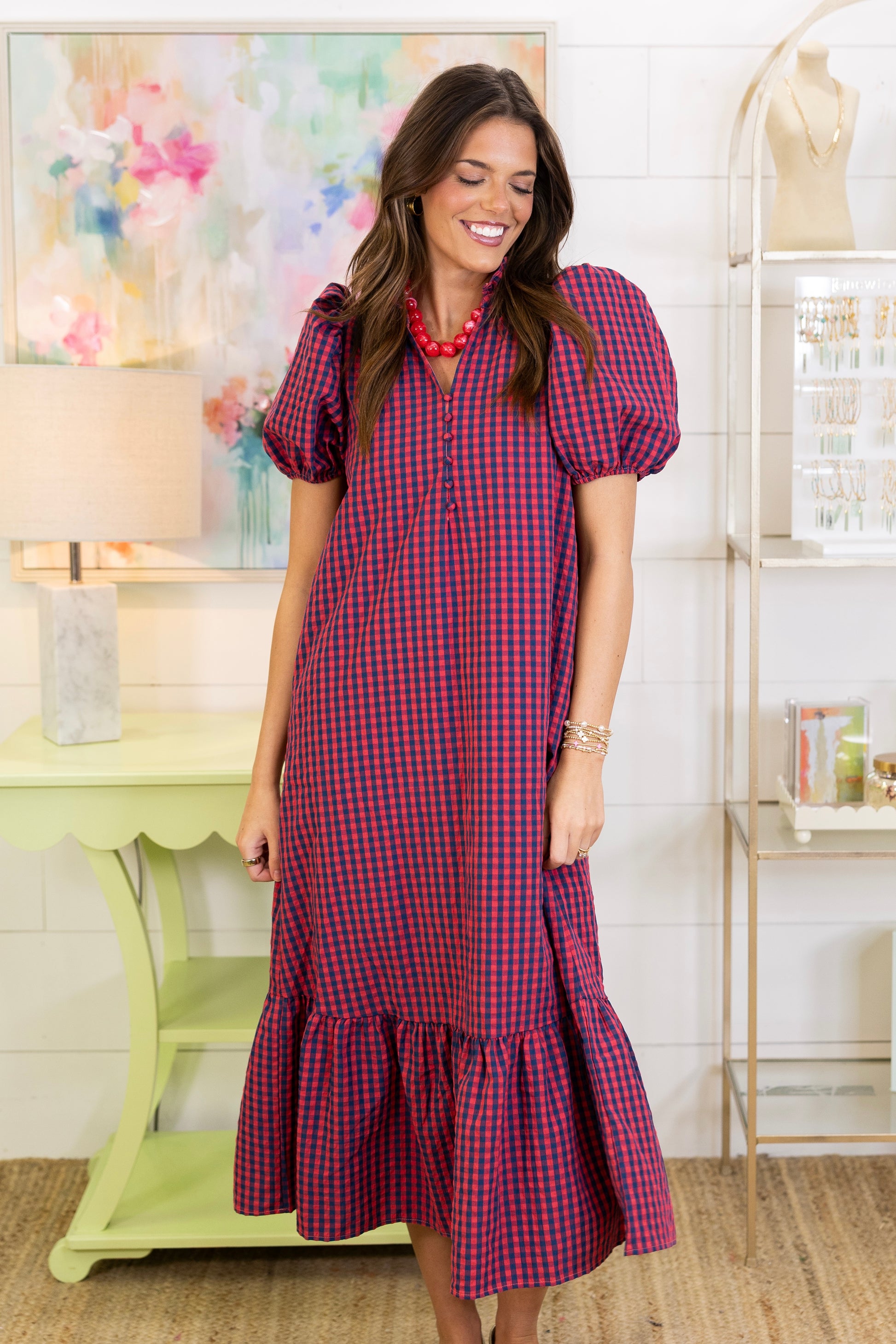 Fresh Squeezed Midi Dress-Midi Dress-Entro-The Village Shoppe, Women’s Fashion Boutique, Shop Online and In Store - Located in Muscle Shoals, AL.