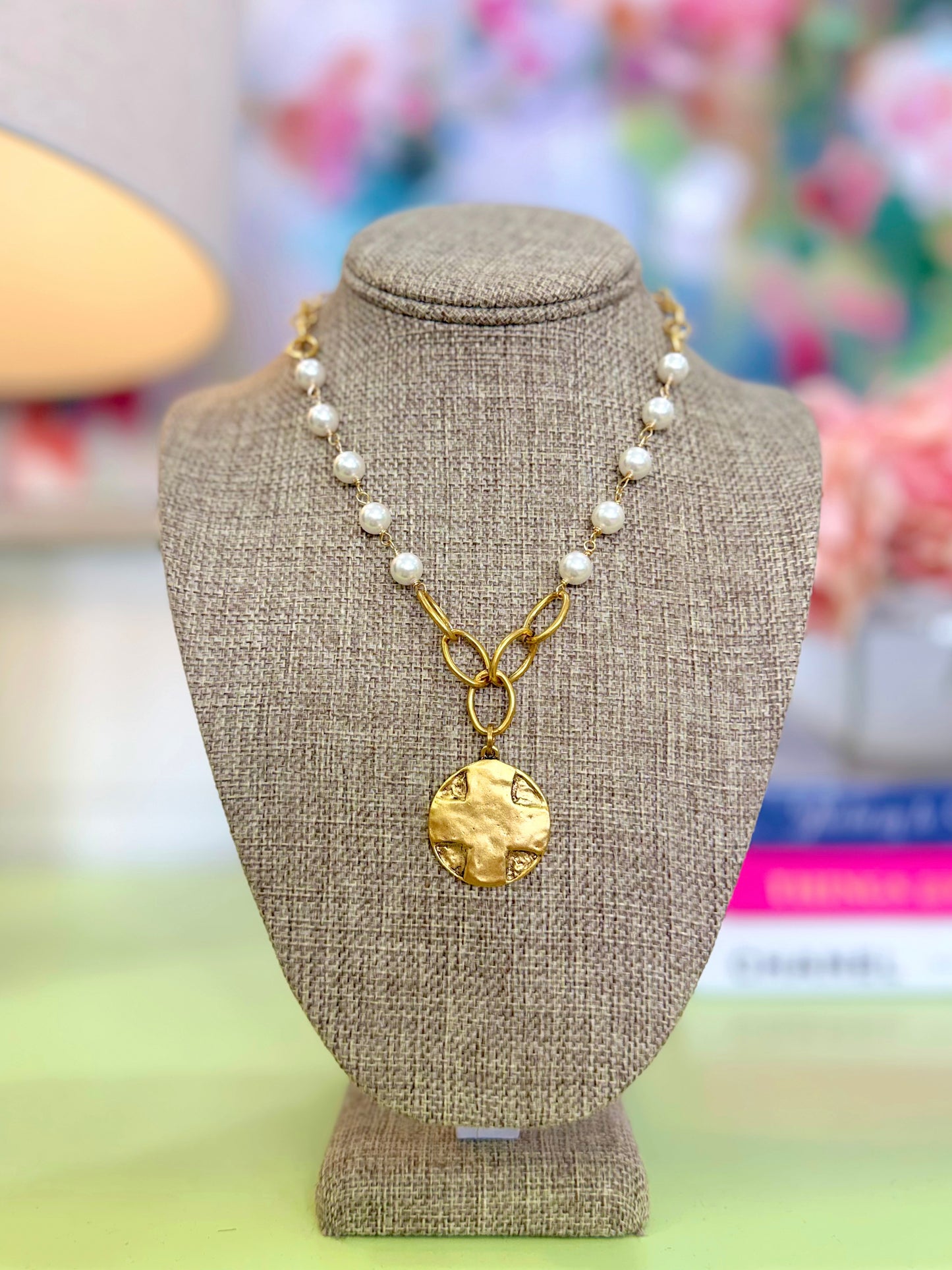 The Blessing Reversible Pendant Necklace-Necklaces-Stella-The Village Shoppe, Women’s Fashion Boutique, Shop Online and In Store - Located in Muscle Shoals, AL.