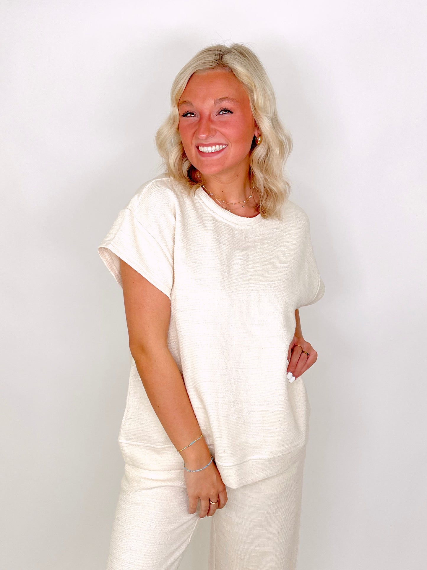 The Kimberly Top-Short Sleeves-See and Be Seen-The Village Shoppe, Women’s Fashion Boutique, Shop Online and In Store - Located in Muscle Shoals, AL.