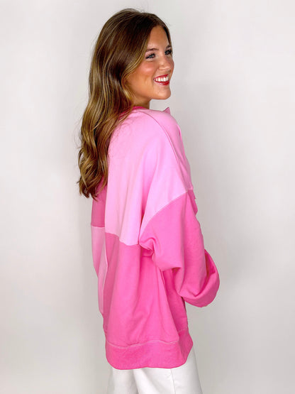 The Lauren Sweatshirt-Sweatshirt-Peach Love California-The Village Shoppe, Women’s Fashion Boutique, Shop Online and In Store - Located in Muscle Shoals, AL.