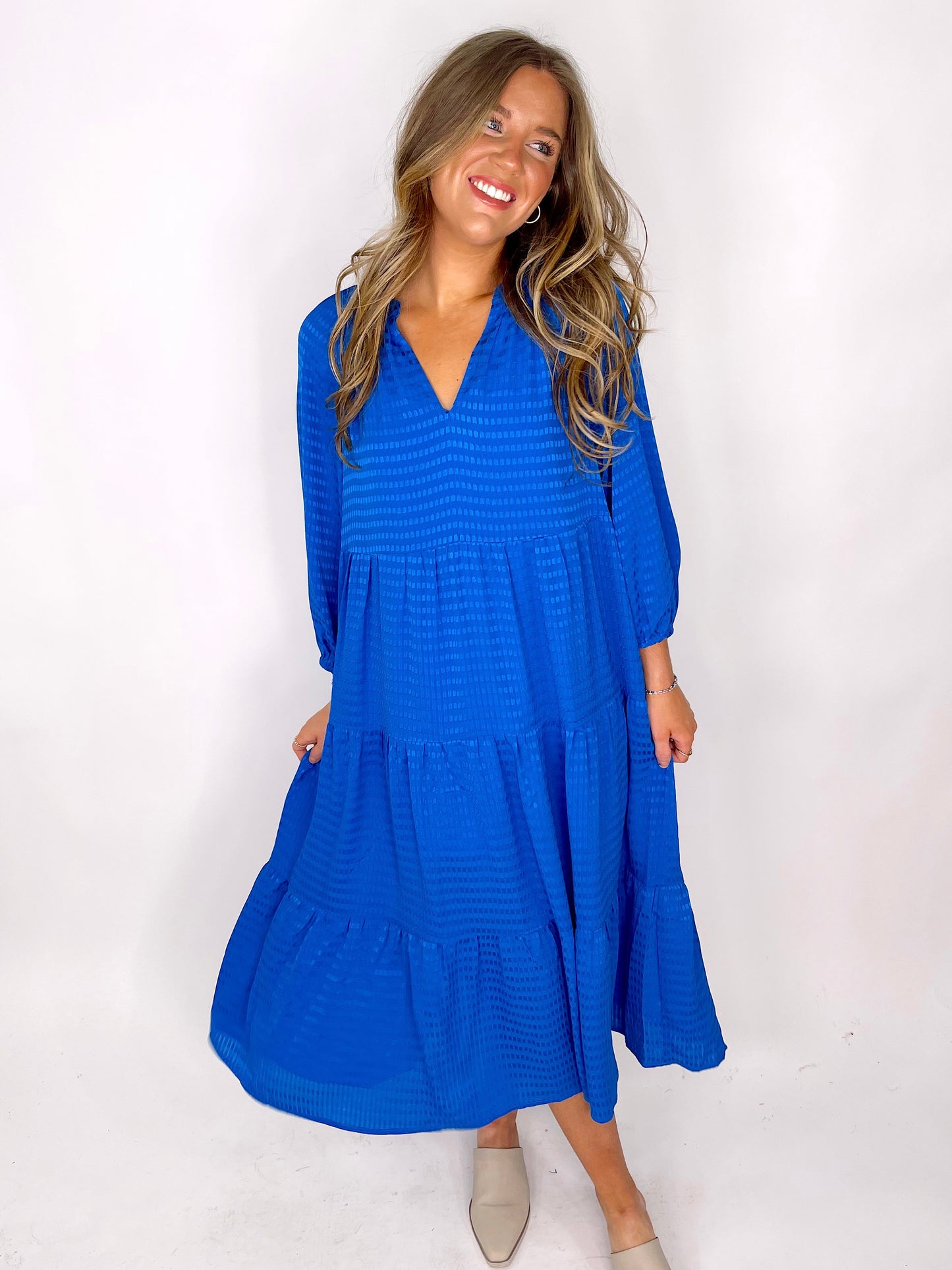 The Shannon Midi Dress-Midi Dress-Entro-The Village Shoppe, Women’s Fashion Boutique, Shop Online and In Store - Located in Muscle Shoals, AL.