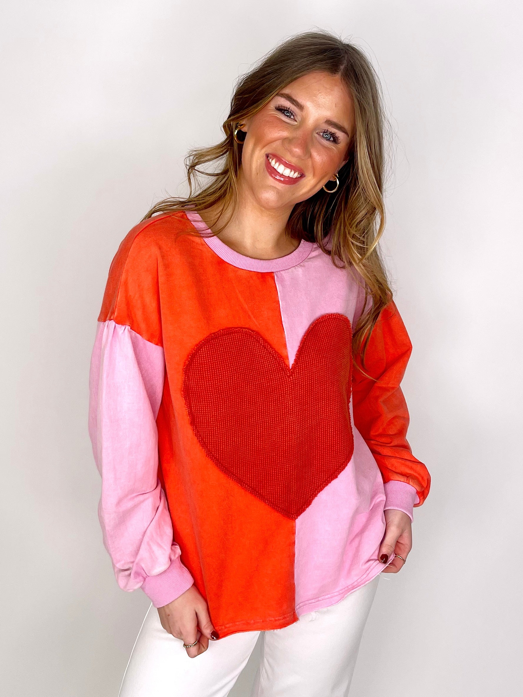 Be Mine Pullover-Pullover-Anniewear-The Village Shoppe, Women’s Fashion Boutique, Shop Online and In Store - Located in Muscle Shoals, AL.