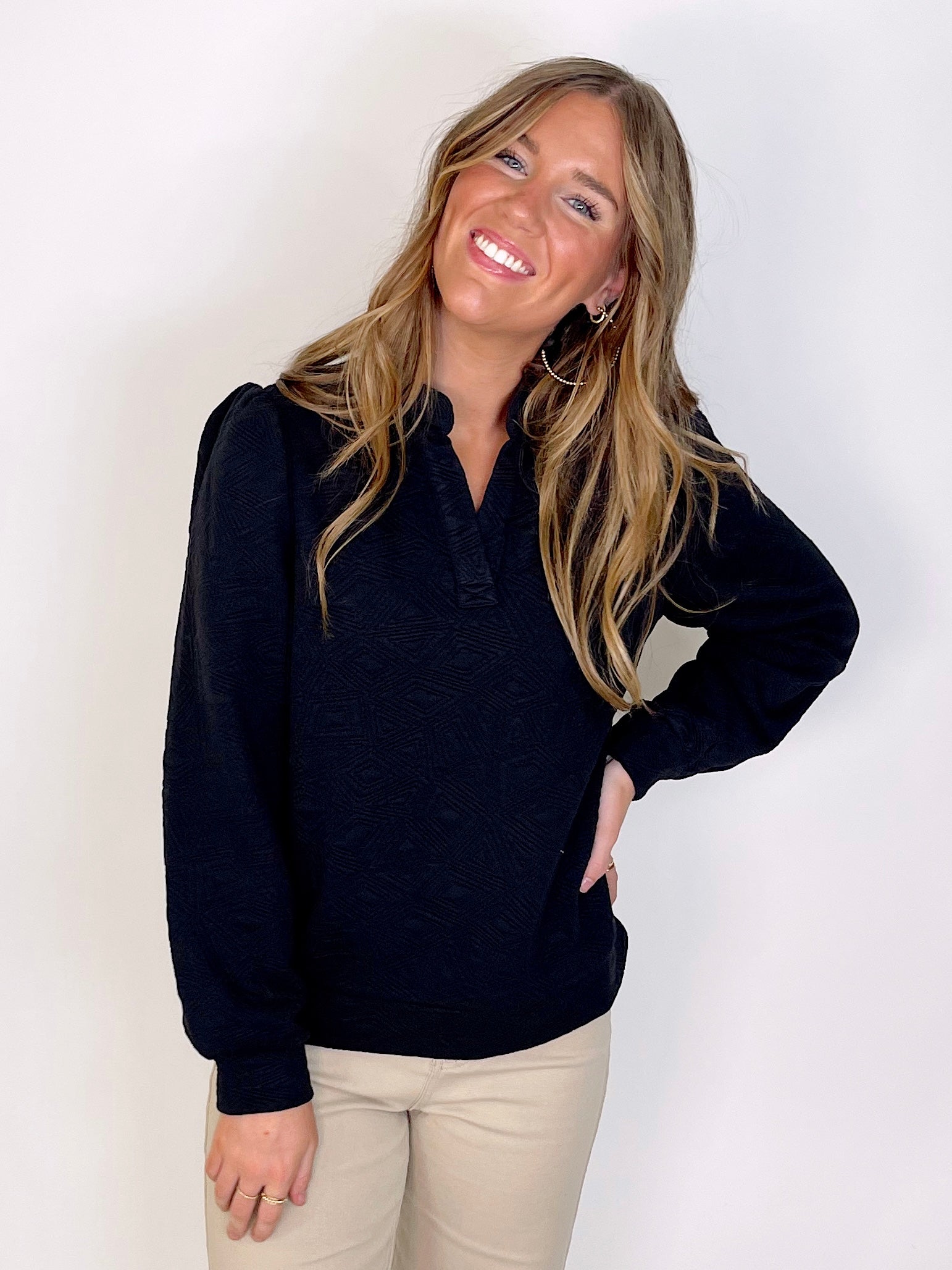 The Kennedy Top-Sweaters-THML-The Village Shoppe, Women’s Fashion Boutique, Shop Online and In Store - Located in Muscle Shoals, AL.
