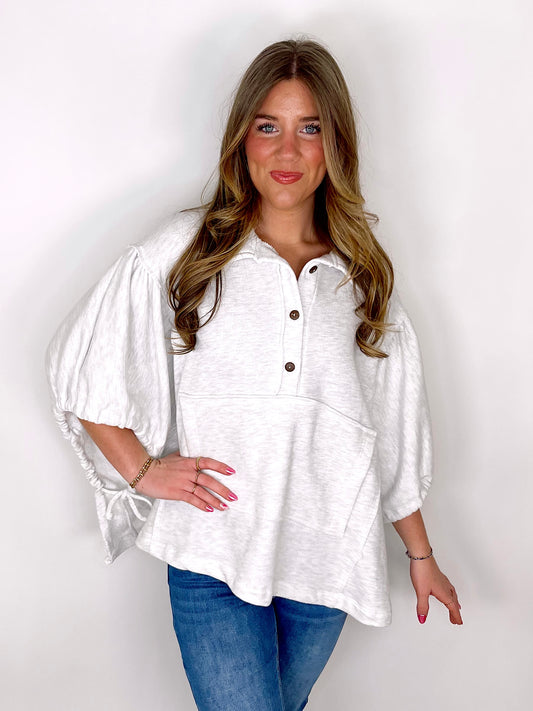 The Sarah Top-Short Sleeves-Bucketlist-The Village Shoppe, Women’s Fashion Boutique, Shop Online and In Store - Located in Muscle Shoals, AL.