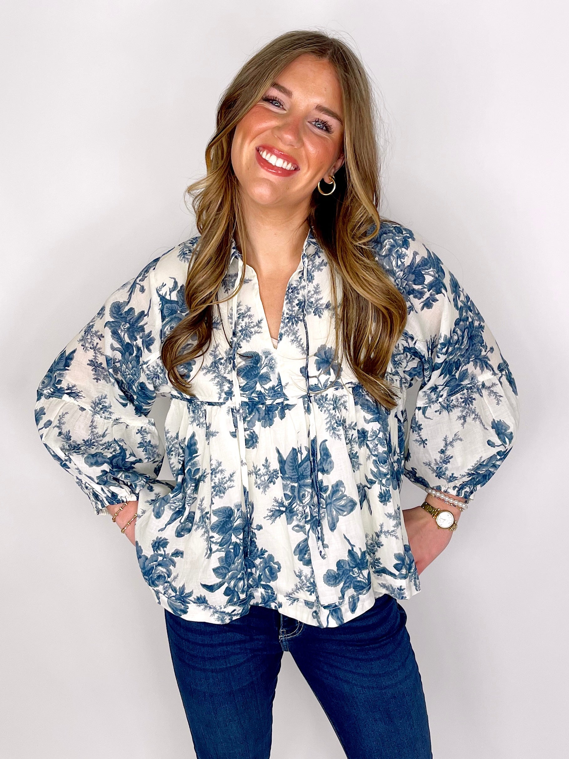 The Faith Top-Blouse-&merci-The Village Shoppe, Women’s Fashion Boutique, Shop Online and In Store - Located in Muscle Shoals, AL.